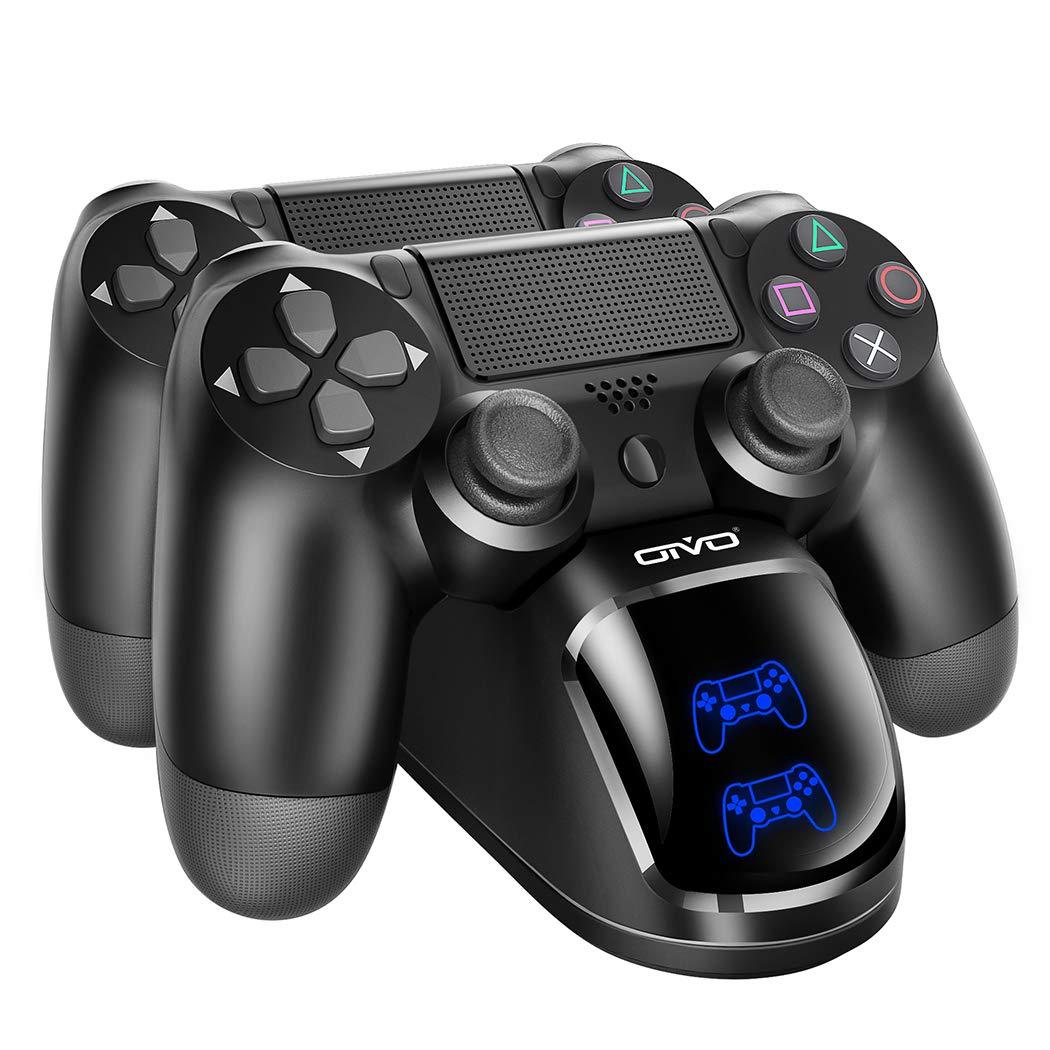 OIVO PS4 Controller Charger, Dual Shock 4 Charging Docking ...