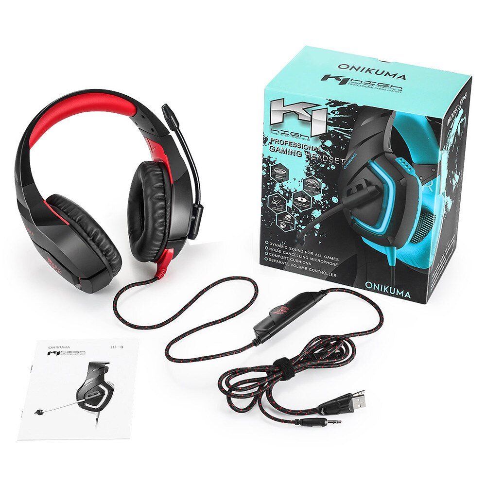 Onikuma PC USB Gaming Headset For PS4 For XBOX 3.5mm Jack ...