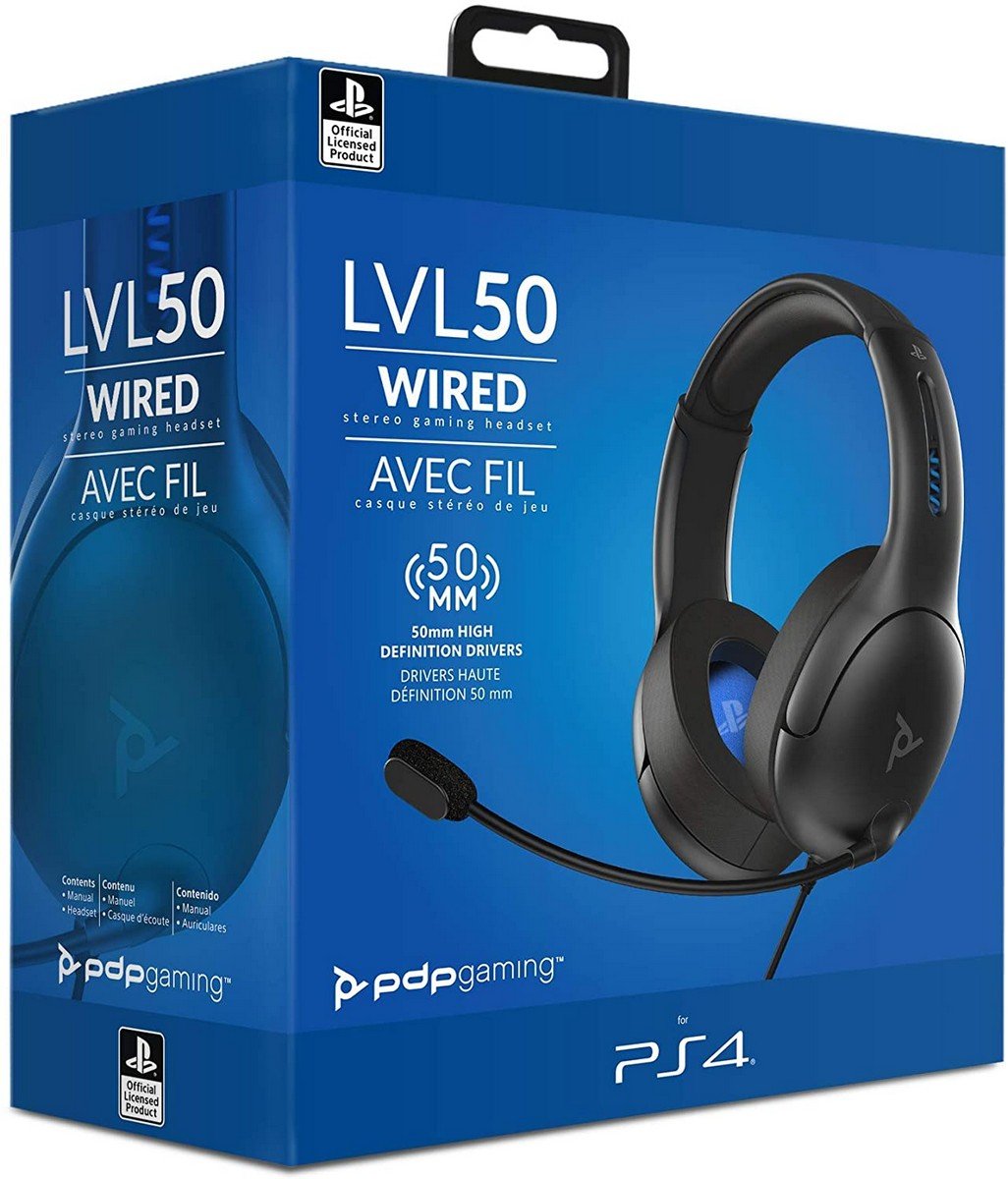 PDP Headset LVL50 Wired stereo PS4
