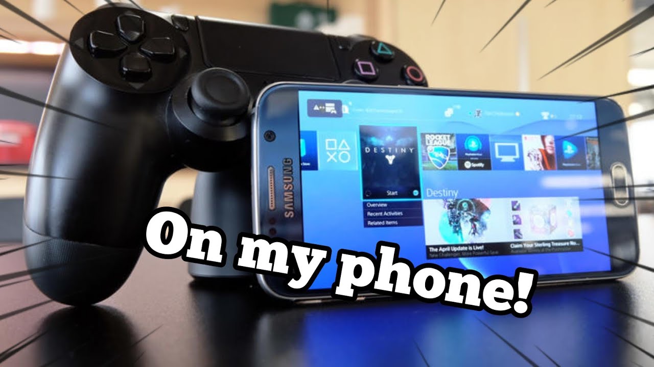 Playing my PS4 on my Phone!
