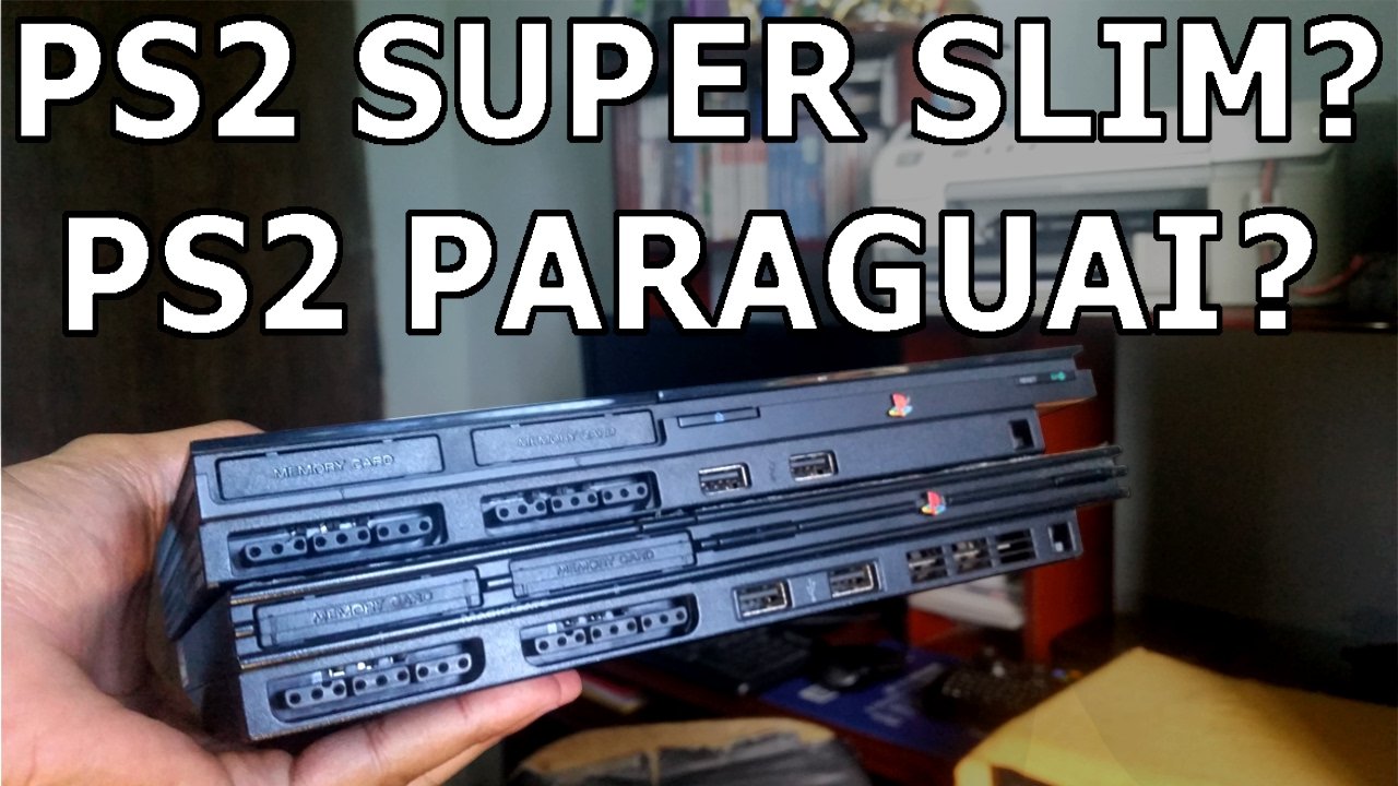 PLAYSTATION 2 SUPER SLIM OU PS2 PARAGUAI EXISTE MESMO ...