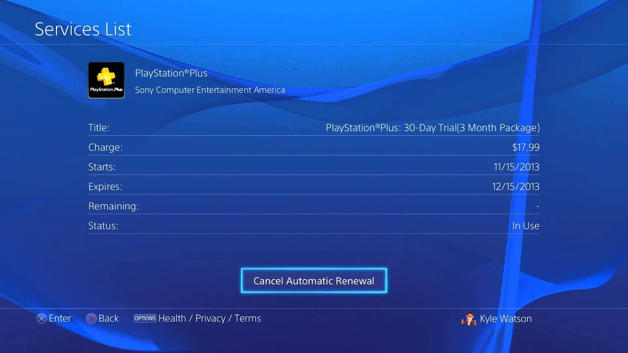 PlayStation 4 : How to cancel your PlayStation Plus ...