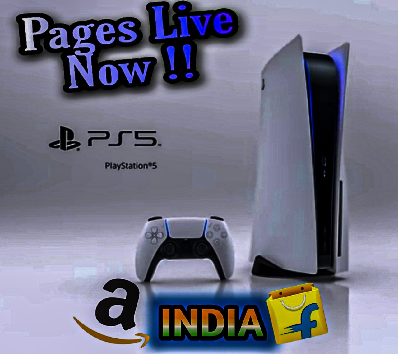 Playstation 5 Pages Live on Amazon And Flipkart India