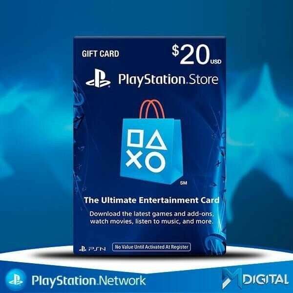 Playstation Gift Card 20 $ #ps4 #gaming #video