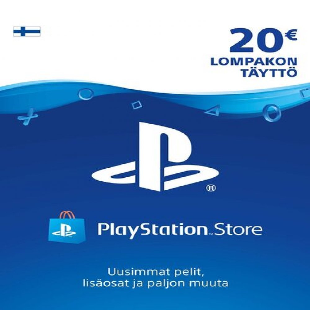 PlayStation Network 20 EUR Lompakon Täyttö PSN Card 20 ...
