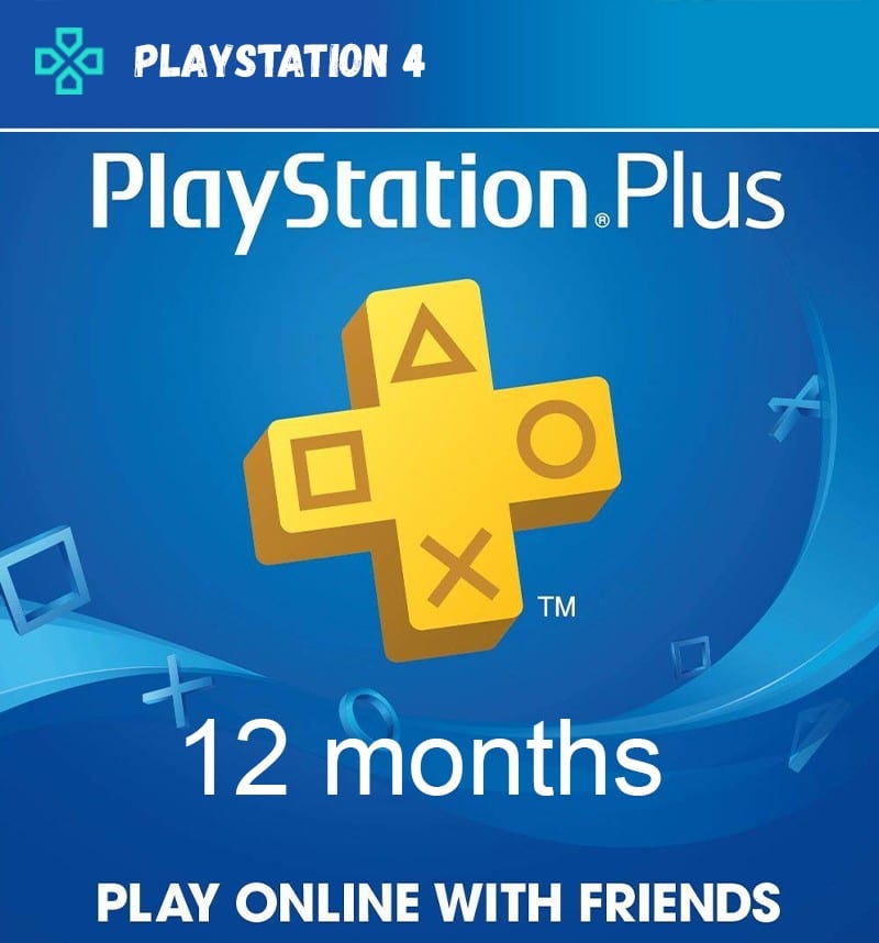 Playstation Plus 12 months [PS PLUS] (PS4)
