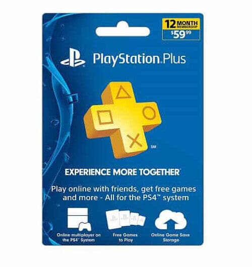 PlayStation Plus Membership Card