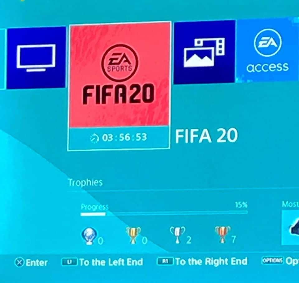 PLAYSTATION USERS!!! Your timer should now be back on your Fifa 20 : FIFA