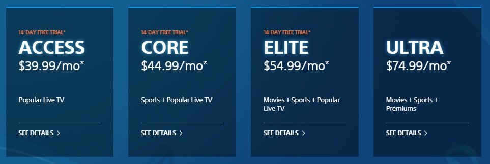 PlayStation Vue Extends Their Free Trial
