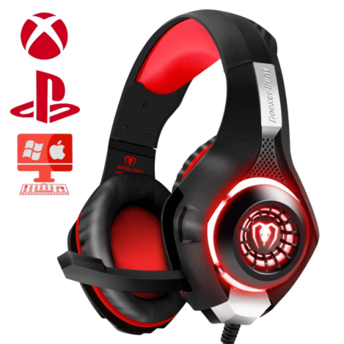 Pro Gaming Headset With Mic XBOX One Wireless PS4 Headphones Microphone ...