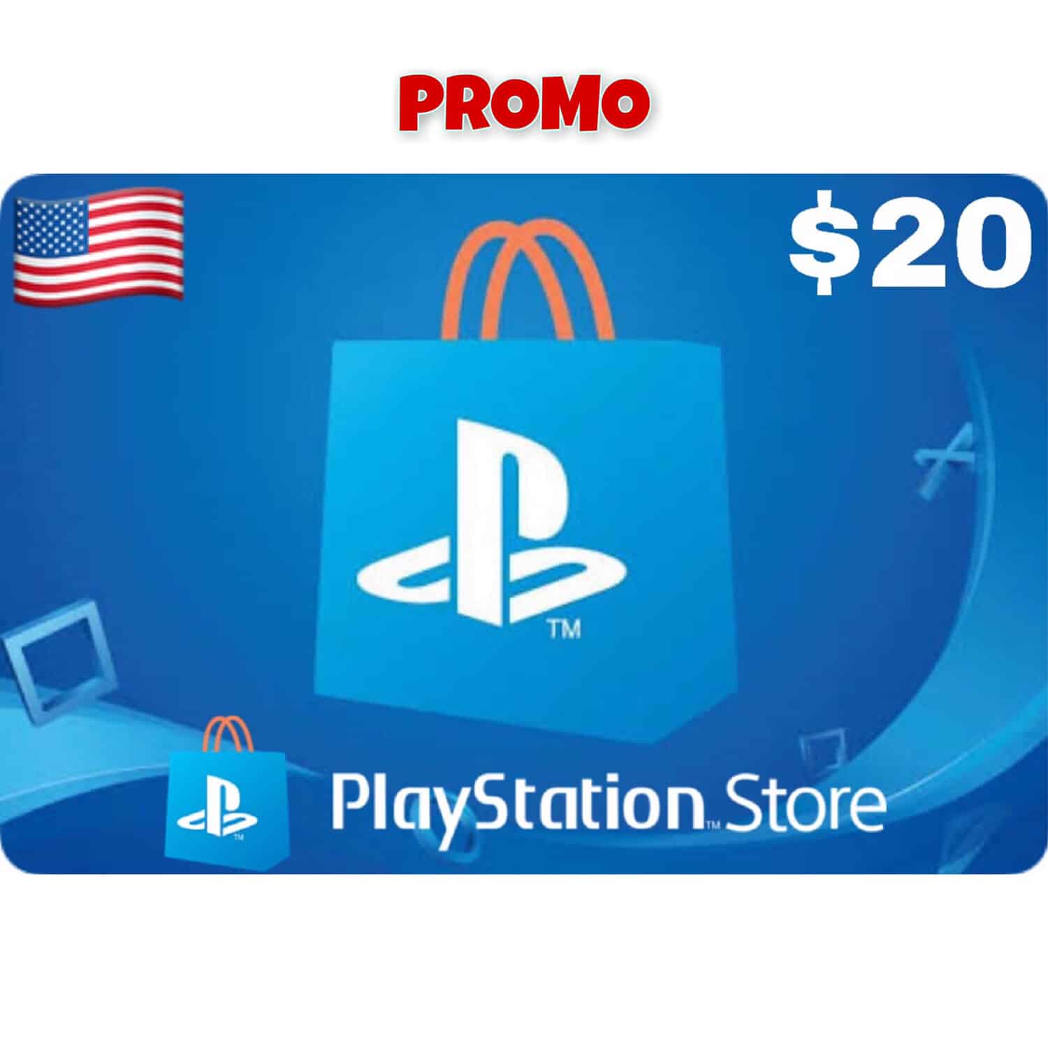 Promo Playstation (PSN Card) USA $20 (Web Order Only)