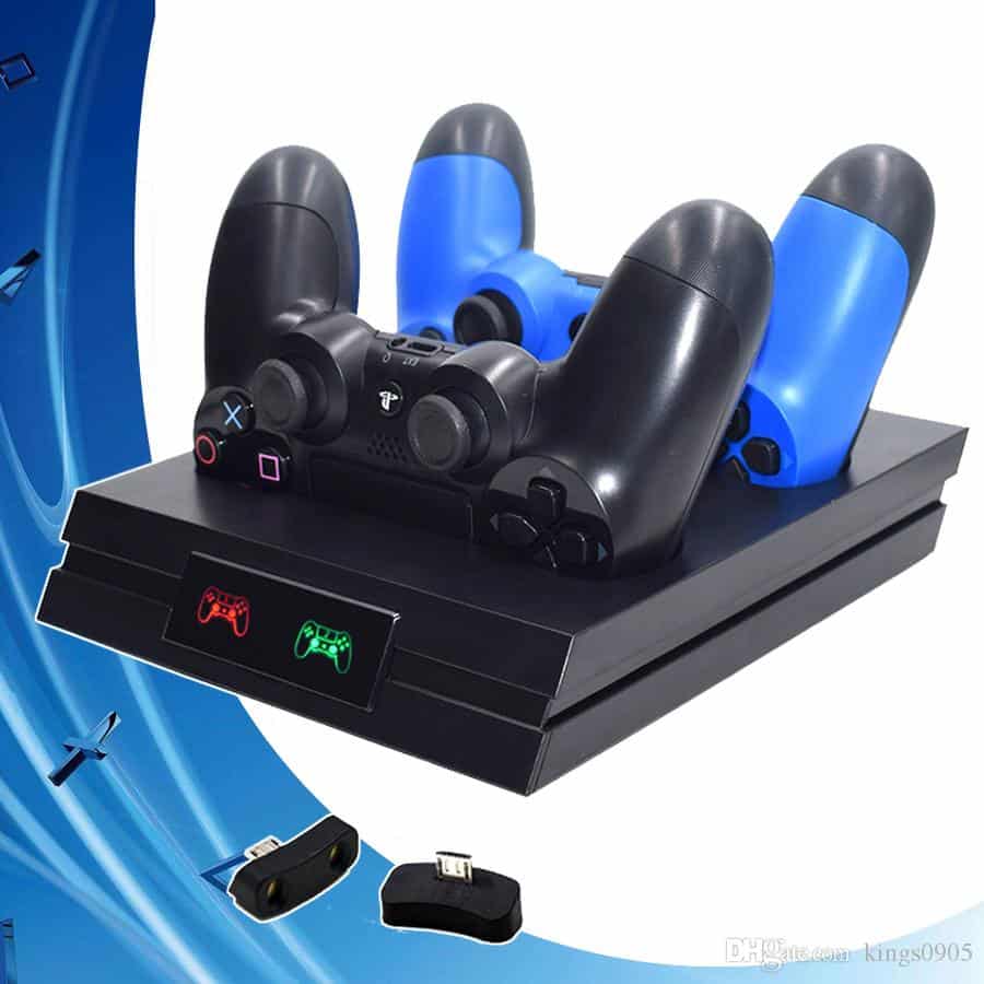 PS 4 Pro Slim PS4 Controller PS4 Accessories Gamepad Charger Wireless ...