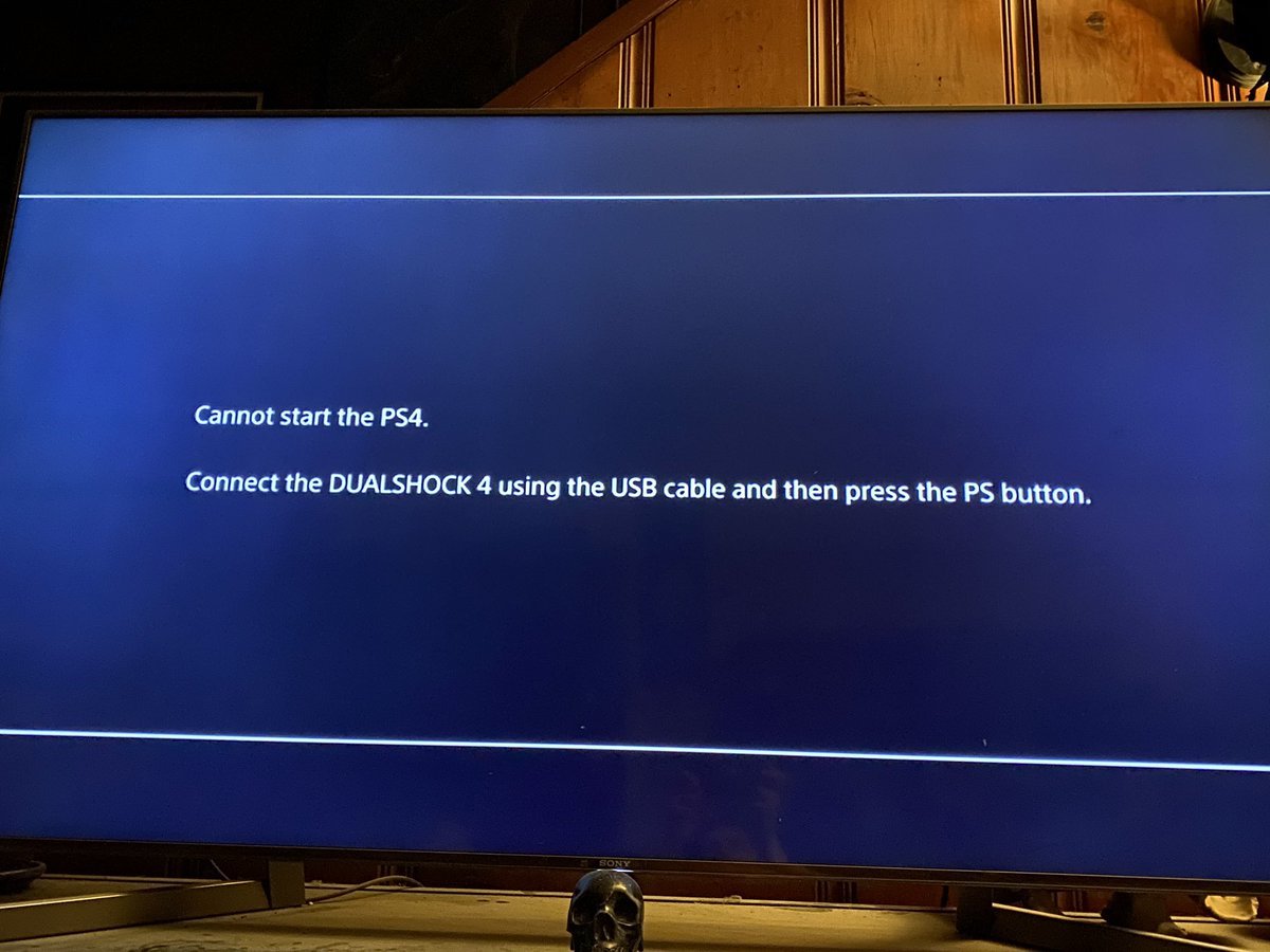 PS4 Cannot Start Issues