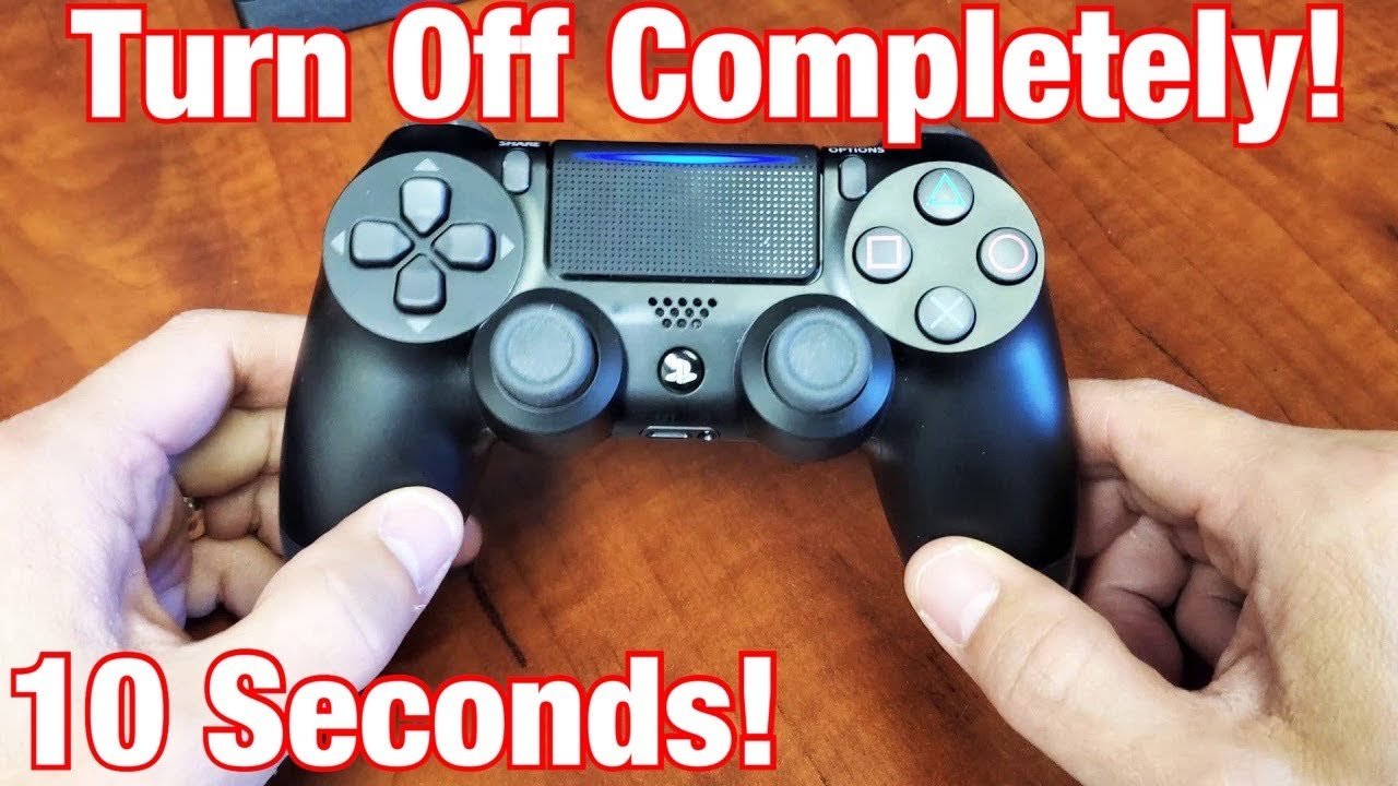 PS4 Controller: How to Turn Off Without PS4 Console (10 Seconds)
