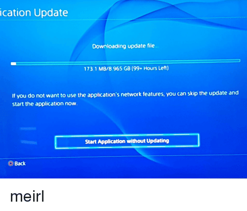 Ps4 downloading application stuck 99+ hours left