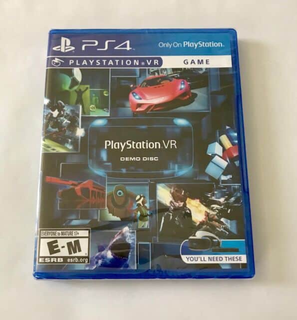 PS4 Playstation VR Game Demo Disc