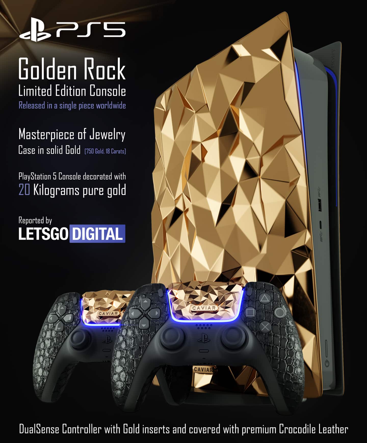 PS5 Limited Edition Gold Console Is Ridiculous &  Expensive