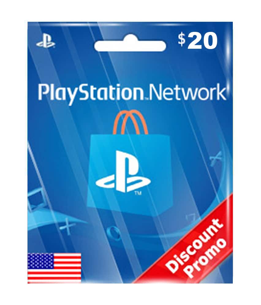PSN Gift Card $20 USA (PS Vita/PS3/PS4)