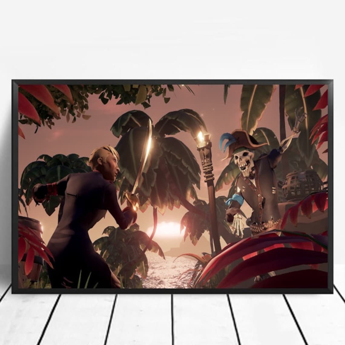 Sea of Thieves poster PC ps4 xbox game Canvas poster wall