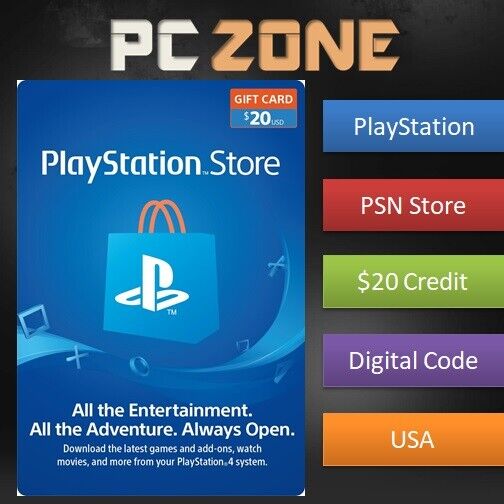 Sony PlayStation PSN 20 off Discount Code Ps4 4 Fast for sale online