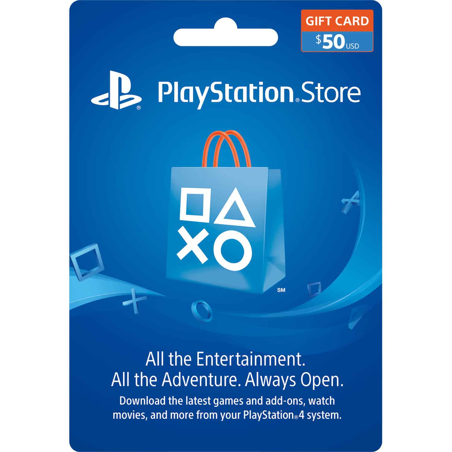 Sony PlayStation Store $50 Gift Card 3002072 B& H Photo Video
