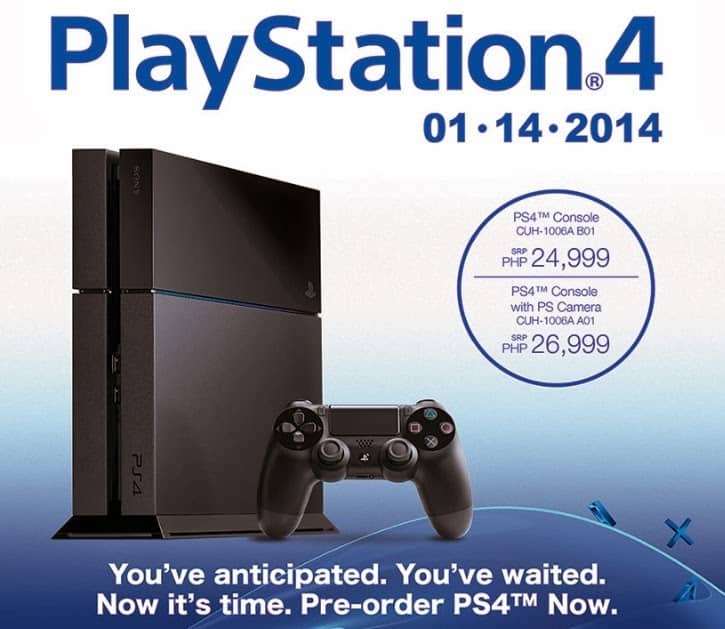 Sony PS4 now available for pre