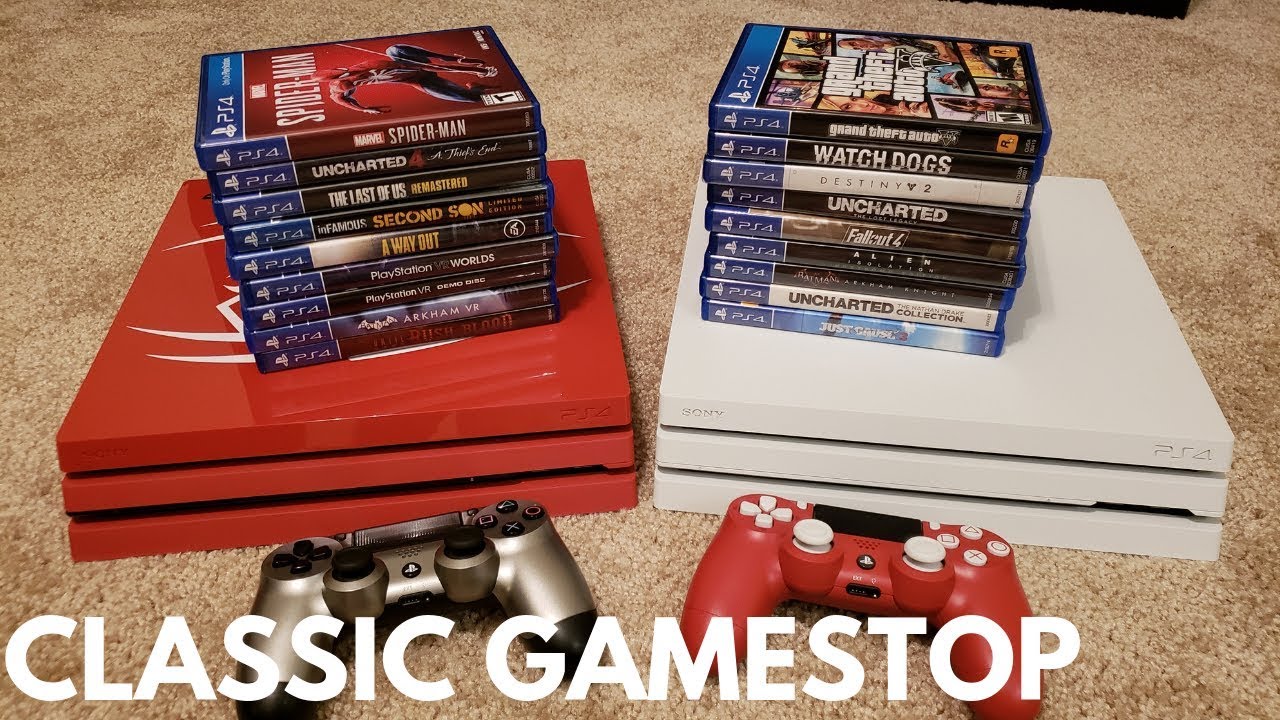 Trading In My ENTIRE PS4 Collection to GAMESTOP in 2018 ...