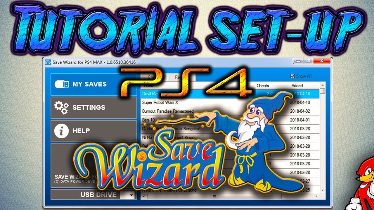 Tutorial Save Wizard PS4 Configurar y Modificar Savedata para PS4 ...