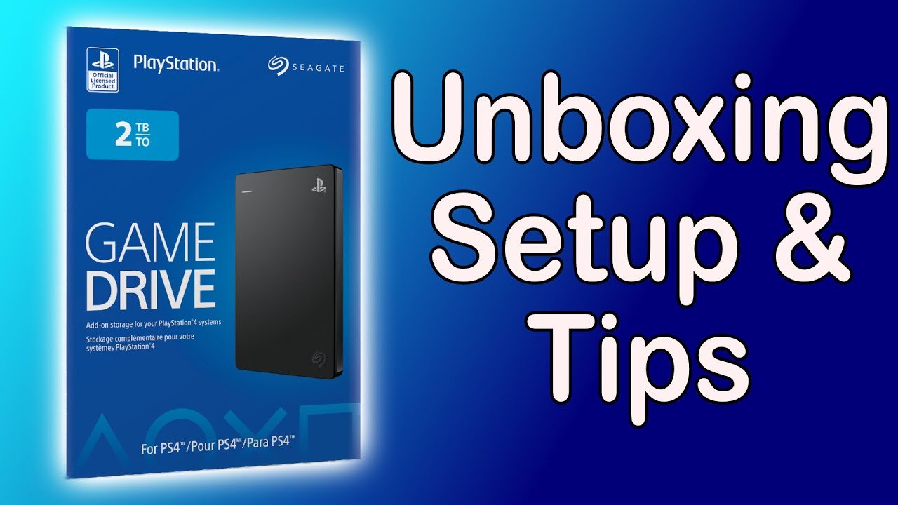Unboxing Set Up & Tips 2TB Seagate External Hard Drive for ...