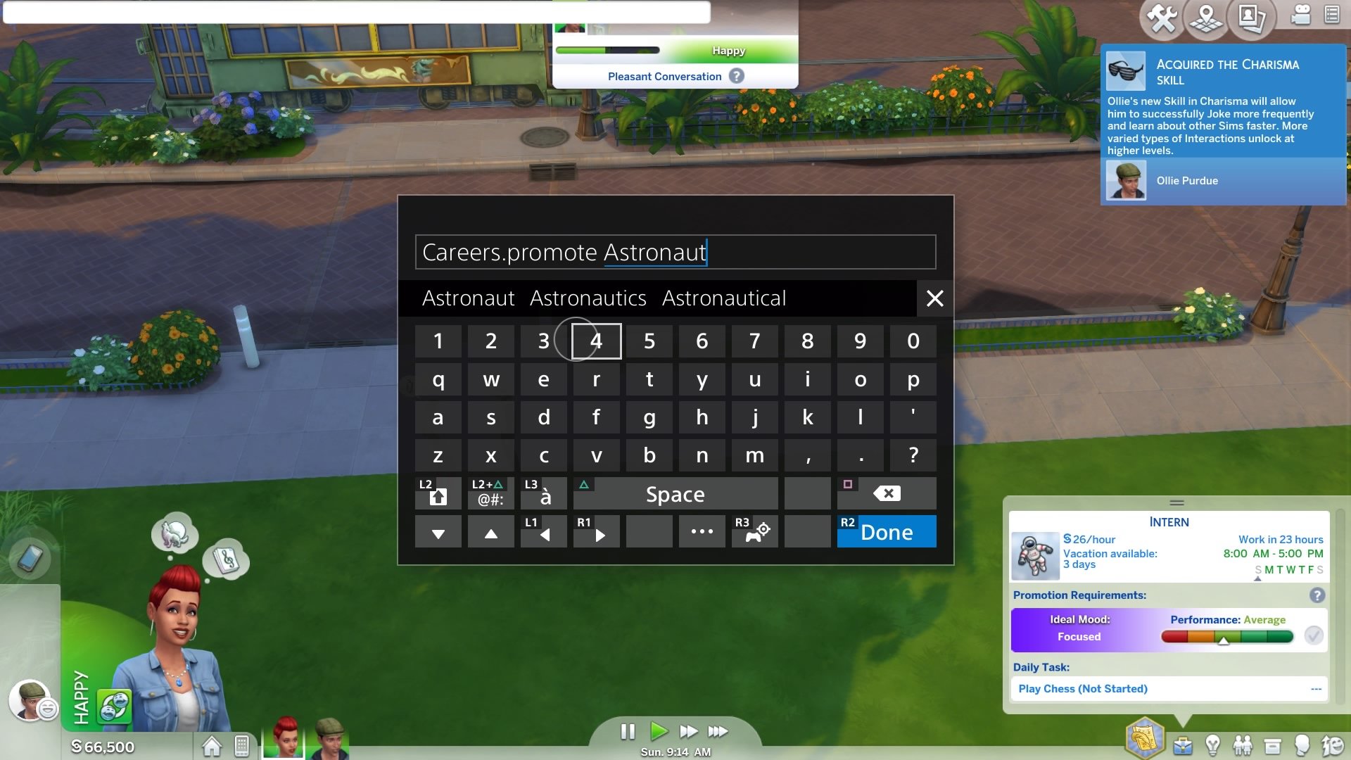 Using Cheats on The Sims 4 Xbox One / PS4