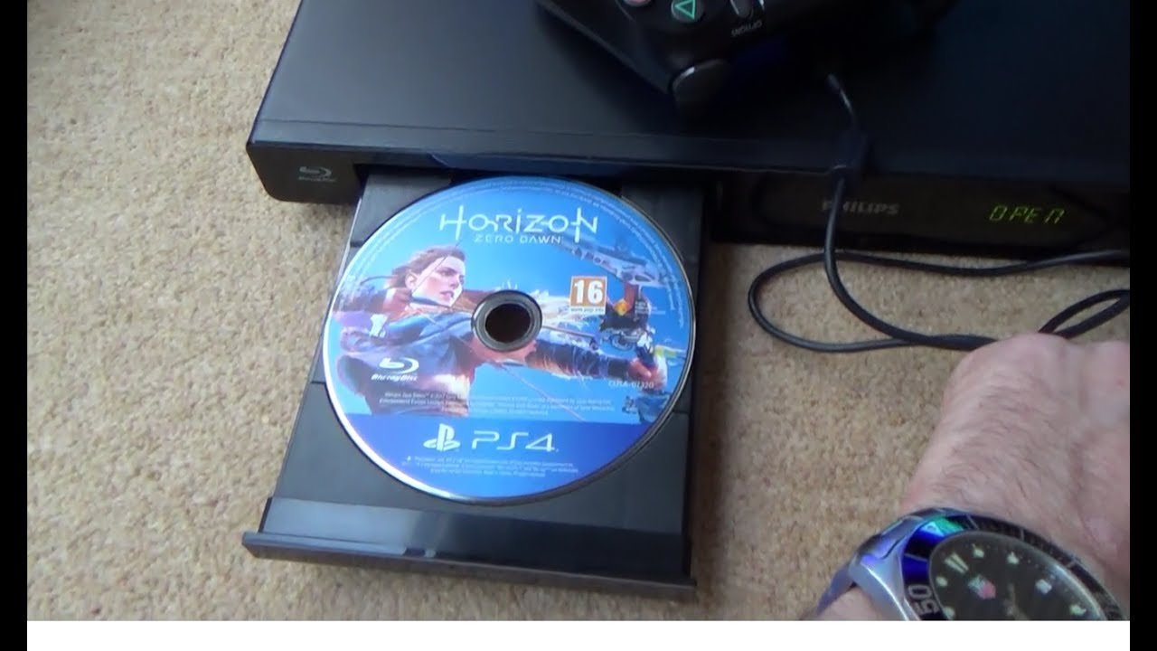 What Happens When you put a PS4 Game in Blu