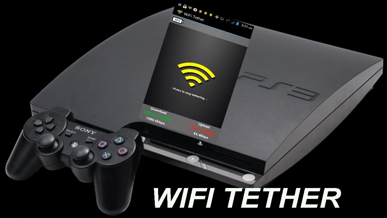 Wifi Tether Connected Via PS3