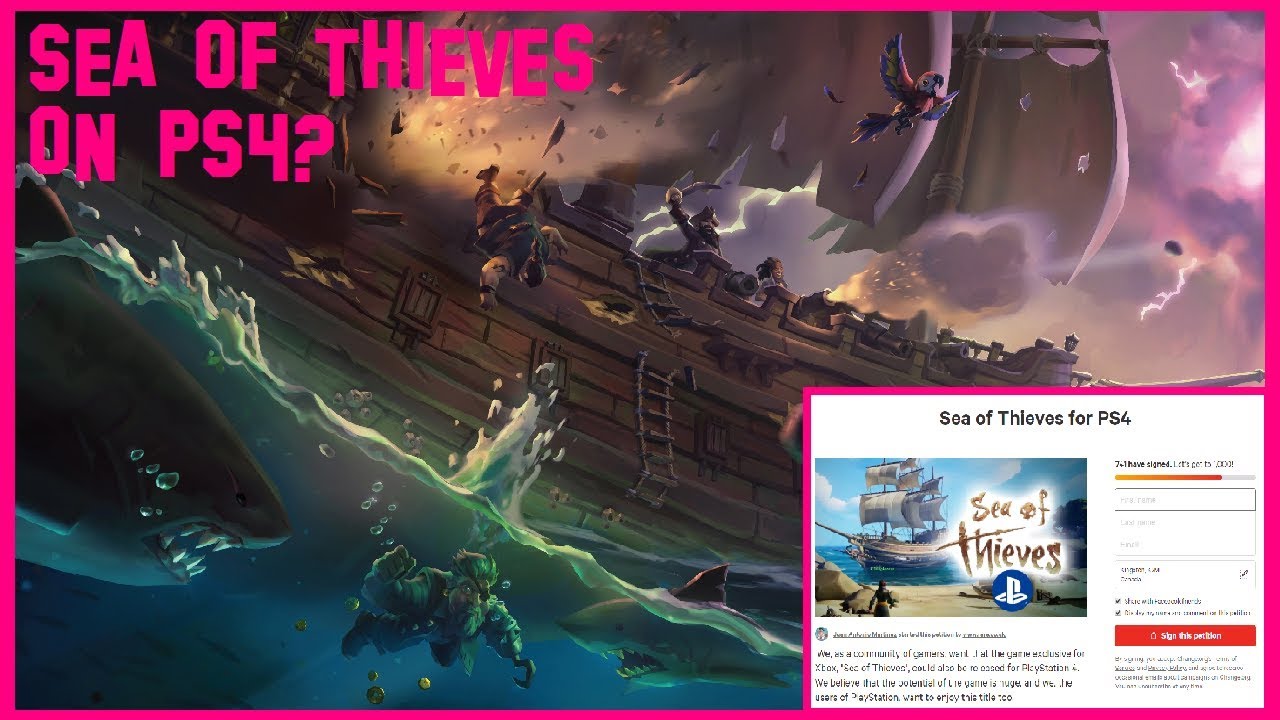 WILL SEA OF THIEVES BE ON PS4?!?