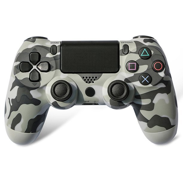 Wireless Controller Compatible With Playstation 4 Ps4 Grey Camo ...