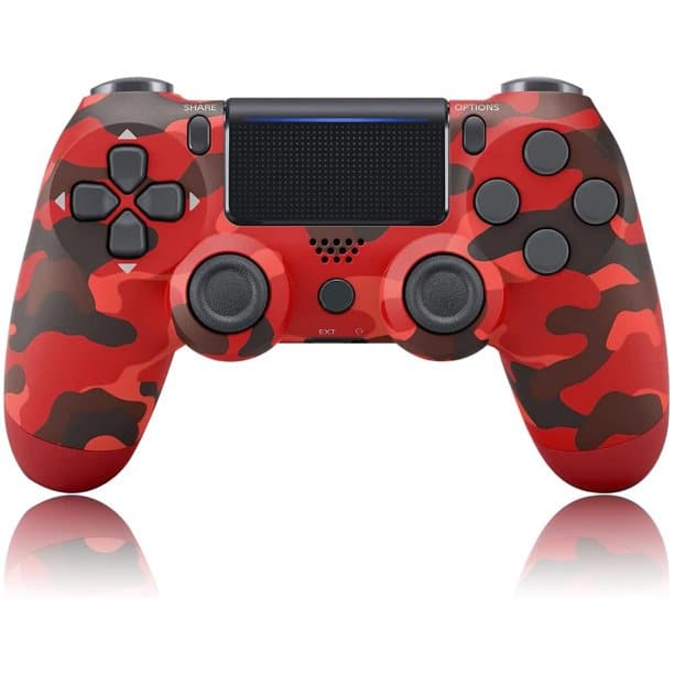 Wireless Game Controller Compatible with PS4 /Slim/Pro Analog Sticks 6 ...